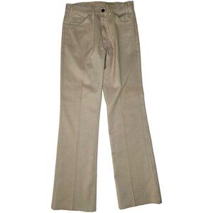 Vintage 70s/80s Levi’s Sta Prest Mens Boot Cut Pants 30x30 Cream